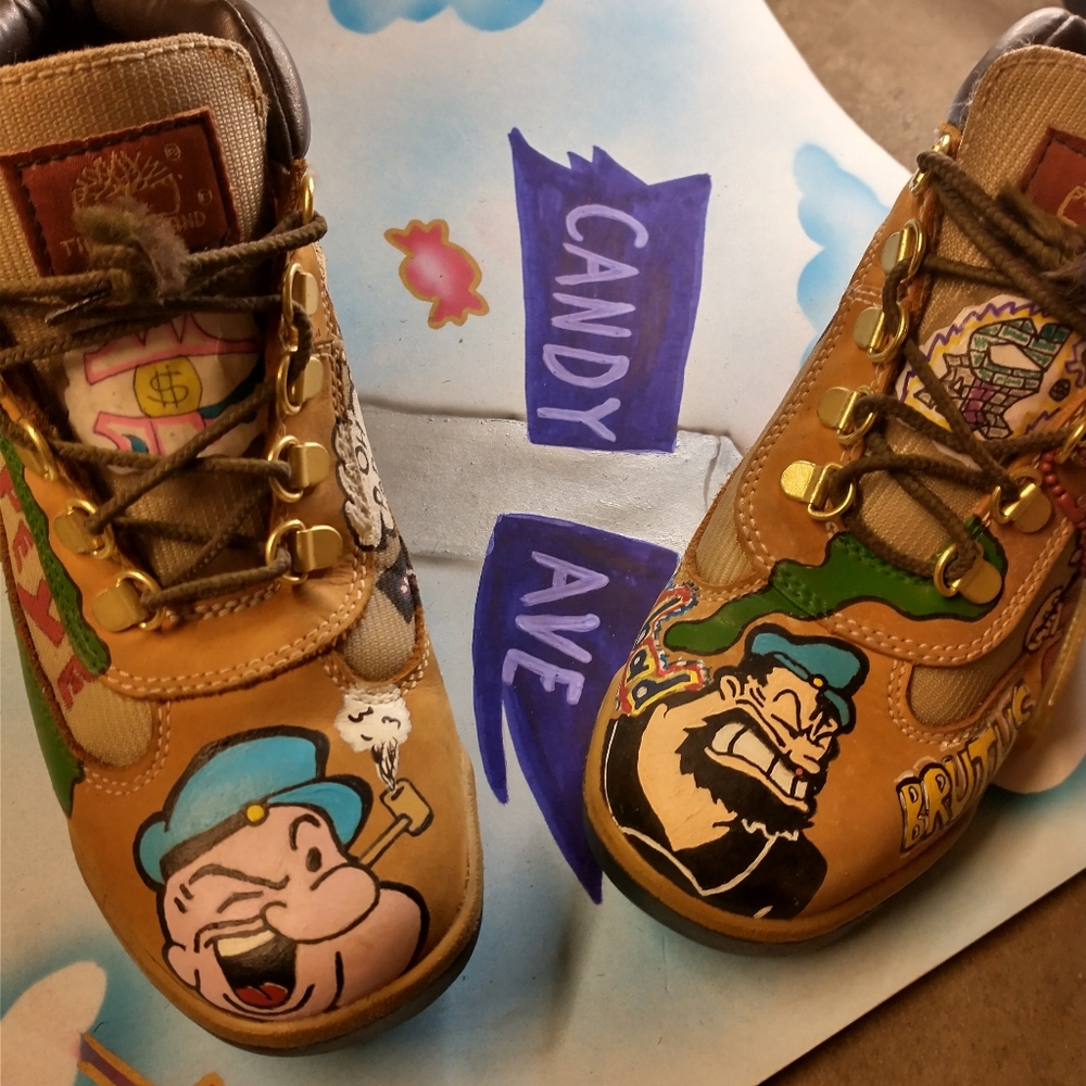 $C.ALL CUSTOMZ!!$$!! TIMBERLAND FIELD BOOT